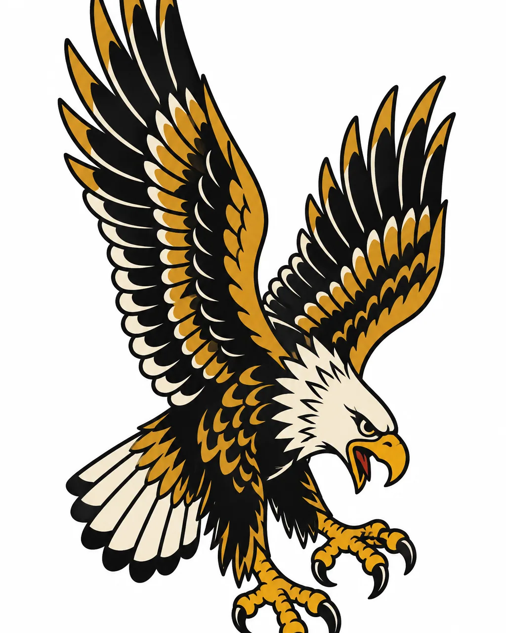 Eagle tattoo design idea