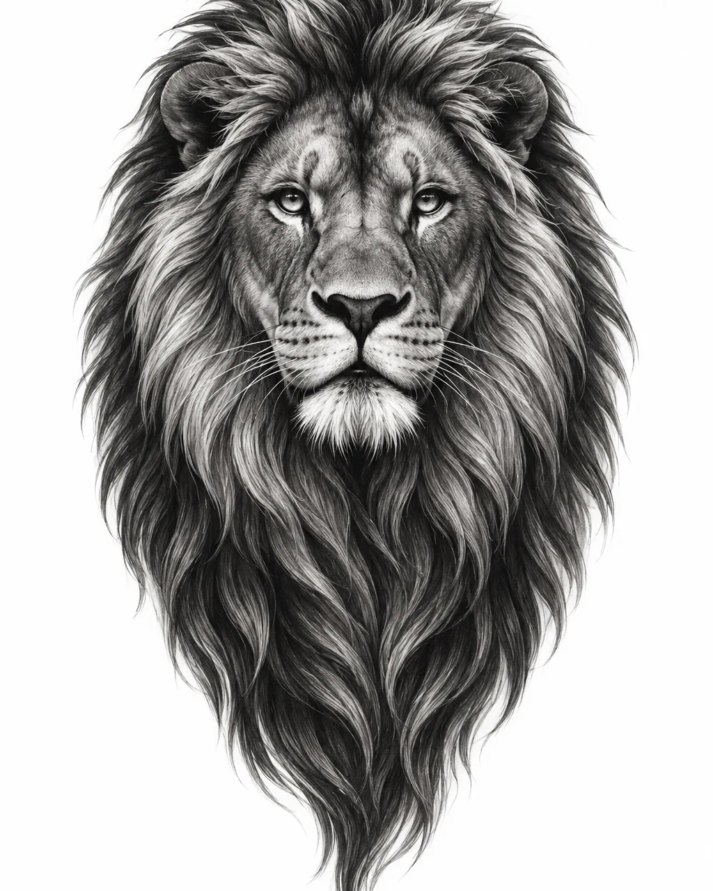 Lion tattoo design idea